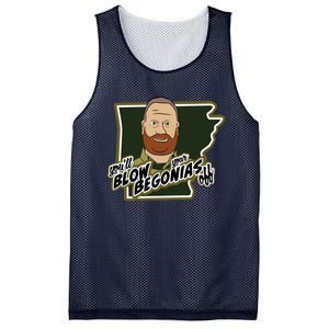 You Will Blow Your Begonias Off Mesh Reversible Basketball Jersey Tank