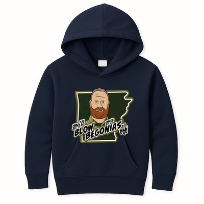 You Will Blow Your Begonias Off Kids Hoodie