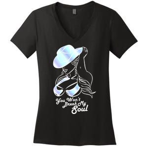 You Wont Break My Soul Renaissance Women's V-Neck T-Shirt