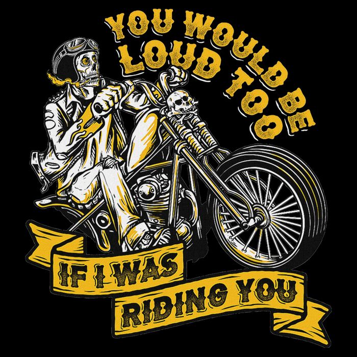 You Would Be Loud Too If I Was Riding You Motorcycle Biker 16 in Basic Backpack