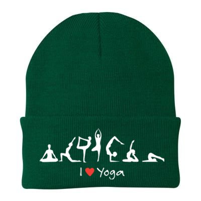 Yoga Workout Cute Funny Graphic Top Tee I Love Yoga Knit Cap Winter Beanie