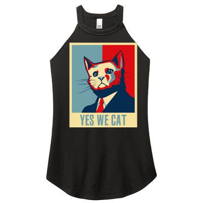 Yes We Cat Funny Cat Lover Pet Owner Women’s Perfect Tri Rocker Tank