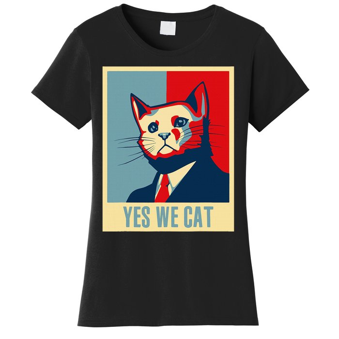 Yes We Cat Funny Cat Lover Pet Owner Women's T-Shirt