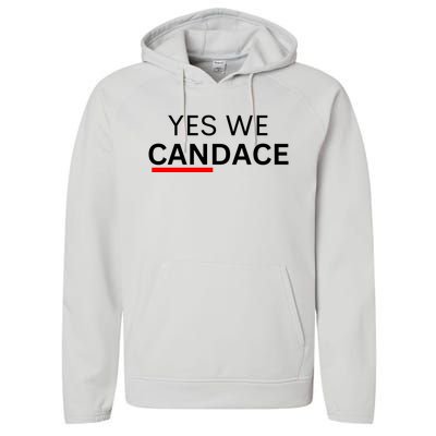 Yes We Candace Pro Candace Owens Performance Fleece Hoodie