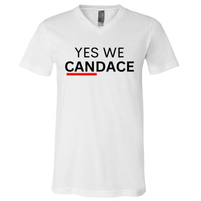 Yes We Candace Pro Candace Owens V-Neck T-Shirt