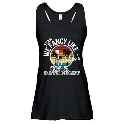 Yeah We Fancy Like A.P.P.L.E.B.E.E.S On A Date Night Country Music Ladies Essential Flowy Tank