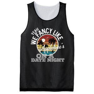 Yeah We Fancy Like A.P.P.L.E.B.E.E.S On A Date Night Country Music Mesh Reversible Basketball Jersey Tank