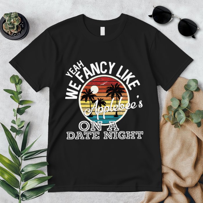 Yeah We Fancy Like A.P.P.L.E.B.E.E.S On A Date Night Country Music Premium T-Shirt