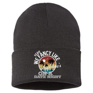 Yeah We Fancy Like A.P.P.L.E.B.E.E.S On A Date Night Country Music Sustainable Knit Beanie