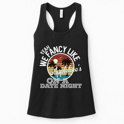 Yeah We Fancy Like A.P.P.L.E.B.E.E.S On A Date Night Country Music Womens Tank Top