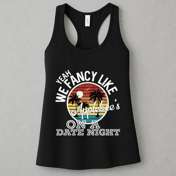 Yeah We Fancy Like A.P.P.L.E.B.E.E.S On A Date Night Country Music Womens Tank Top