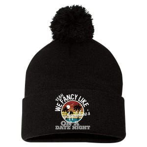 Yeah We Fancy Like A.P.P.L.E.B.E.E.S On A Date Night Country Music Pom Pom 12in Knit Beanie