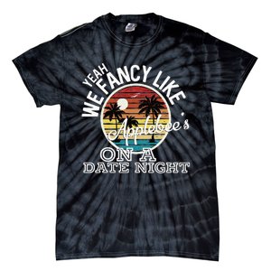 Yeah We Fancy Like A.P.P.L.E.B.E.E.S On A Date Night Country Music Tie-Dye T-Shirt