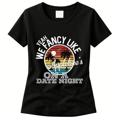 Yeah We Fancy Like A.P.P.L.E.B.E.E.S On A Date Night Country Music Womens T-Shirt