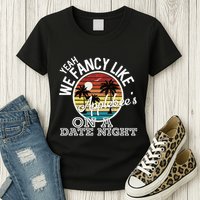 Yeah We Fancy Like A.P.P.L.E.B.E.E.S On A Date Night Country Music Womens T-Shirt