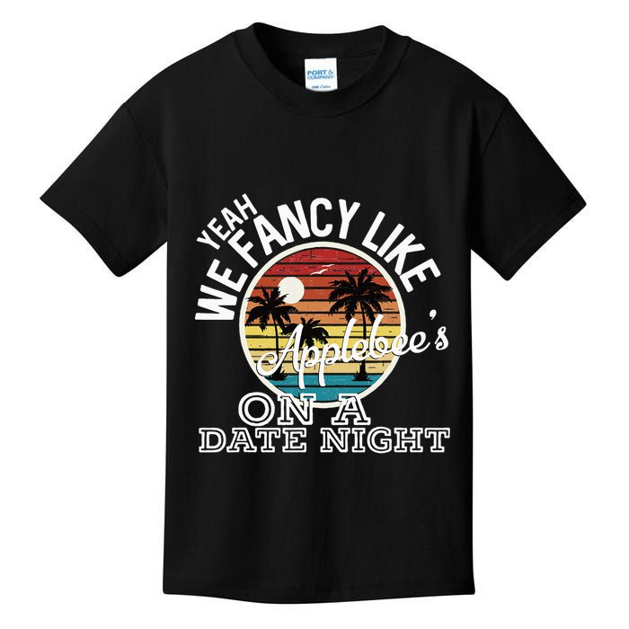 Yeah We Fancy Like A.P.P.L.E.B.E.E.S On A Date Night Country Music Kids T-Shirt