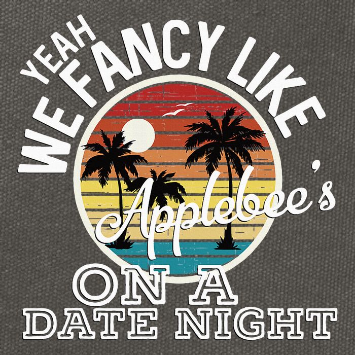 Yeah We Fancy Like A.P.P.L.E.B.E.E.S On A Date Night Country Music Cotton Canvas Backpack