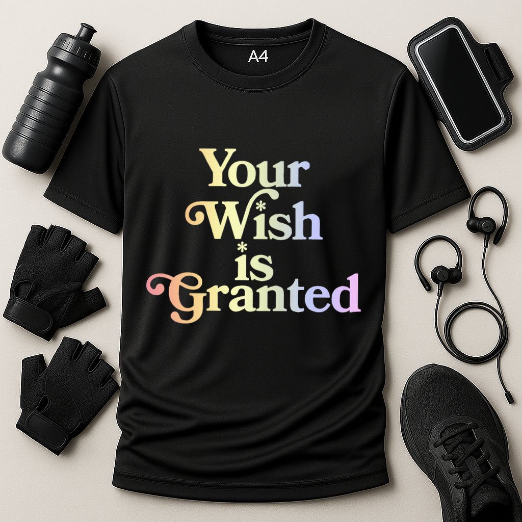 Your Wish Is Granted Cooling Performance Crew T-Shirt