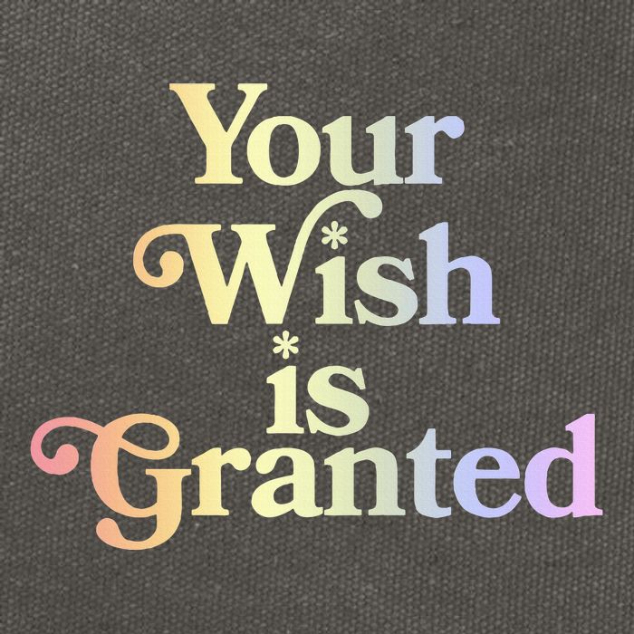 Your Wish Is Granted Cotton Canvas Backpack