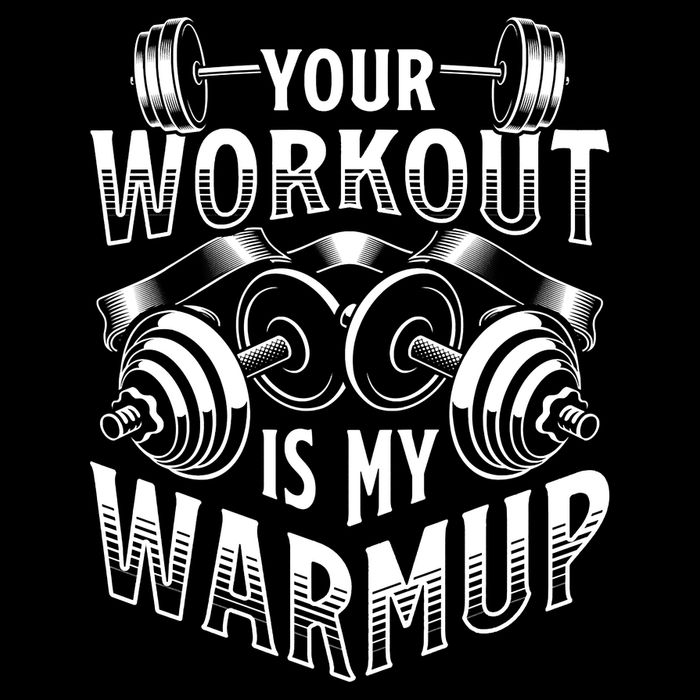 Your Workout Is My Warm Up Cardio Exercise Weight Fitness Bucket Hat