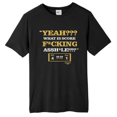 Yeah What Is Score Fucking Tall Fusion ChromaSoft Performance T-Shirt