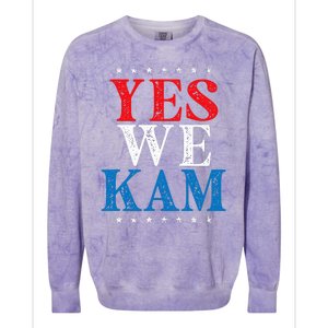 Yes We Kam Saying Quote Colorblast Crewneck Sweatshirt