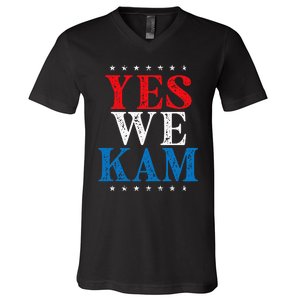 Yes We Kam Saying Quote V-Neck T-Shirt