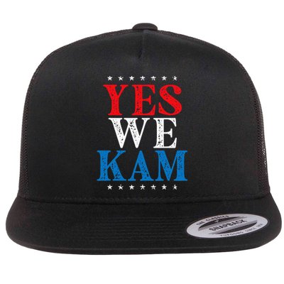 Yes We Kam Saying Quote Flat Bill Trucker Hat