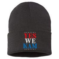 Yes We Kam Saying Quote Sustainable Knit Beanie