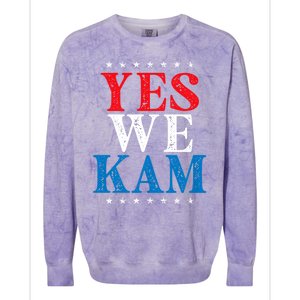 Yes We Kam Saying Quote Colorblast Crewneck Sweatshirt