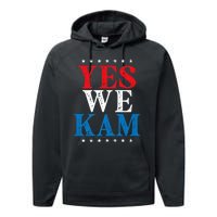 Yes We Kam Saying Quote Performance Fleece Hoodie