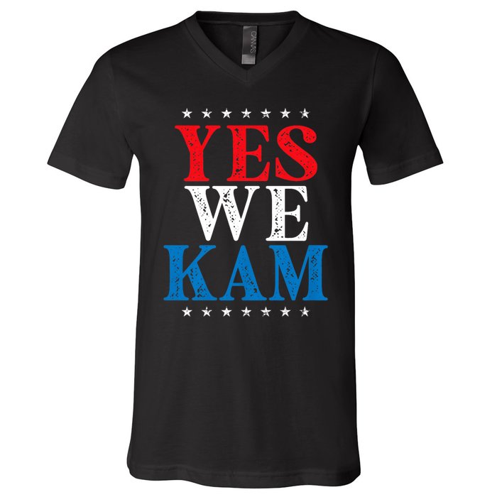 Yes We Kam Saying Quote V-Neck T-Shirt