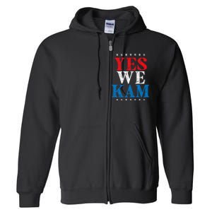 Yes We Kam Saying Quote Full Zip Hoodie