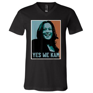 Yes We Kam Madam Harris Fun V-Neck T-Shirt