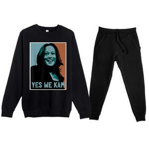 Yes We Kam Madam Harris Fun Premium Crewneck Sweatsuit Set