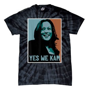 Yes We Kam Madam Harris Fun Tie-Dye T-Shirt