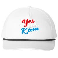 Yes We Kam Kamala Harris Supporter President 2024 Snapback Five-Panel Rope Hat