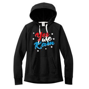 Yes We Kam Kamala Harris Supporter President 2024 Women's Fleece Hoodie