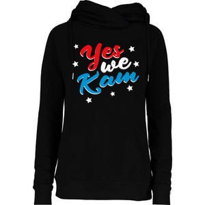 Yes We Kam Kamala Harris Supporter President 2024 Womens Funnel Neck Pullover Hood