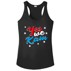 Yes We Kam Kamala Harris Supporter President 2024 Ladies PosiCharge Competitor Racerback Tank