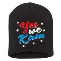 Yes We Kam Kamala Harris Supporter President 2024 Short Acrylic Beanie