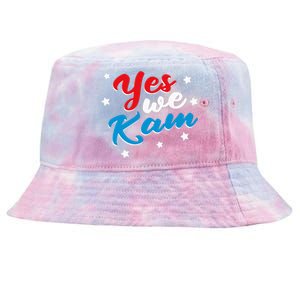 Yes We Kam Kamala Harris Supporter President 2024 Tie-Dyed Bucket Hat