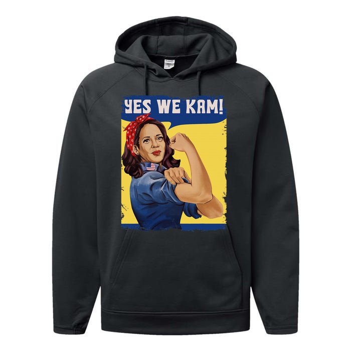 Yes We Kam Madam Harris Fun Performance Fleece Hoodie