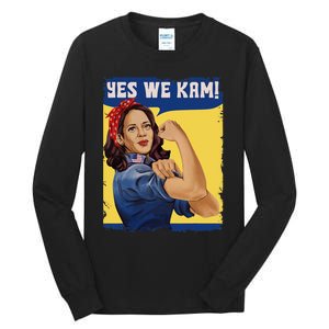 Yes We Kam Madam Harris Fun Tall Long Sleeve T-Shirt