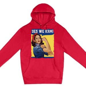 Yes We Kam Madam Harris Fun Premium Pullover Hoodie