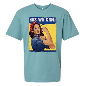 Yes We Kam Madam Harris Fun Sueded Cloud Jersey T-Shirt