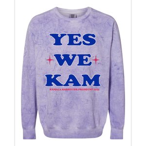 Yes We Kam Madam Harris Fun Colorblast Crewneck Sweatshirt