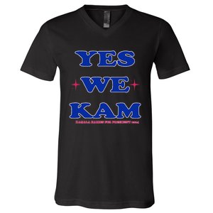 Yes We Kam Madam Harris Fun V-Neck T-Shirt