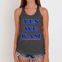 Yes We Kam Madam Harris Fun Women's Knotted Racerback Tank