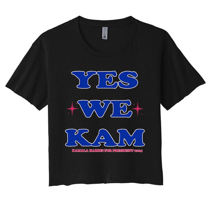 Yes We Kam Madam Harris Fun Women's Crop Top Tee